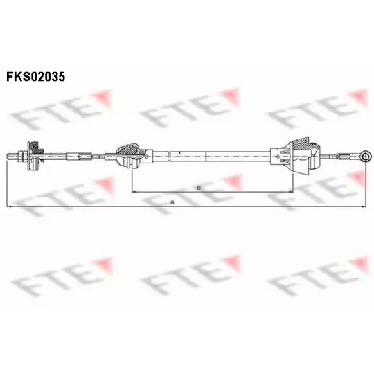 FKS02035 - Clutch Cable 