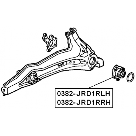 0382-JRD1RRH - Wheel hub 