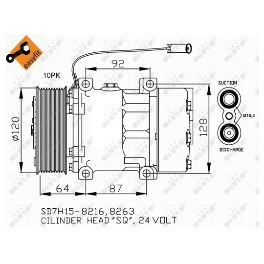 32709 - Compressor, air conditioning 