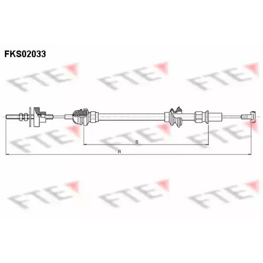 FKS02033 - Clutch Cable 