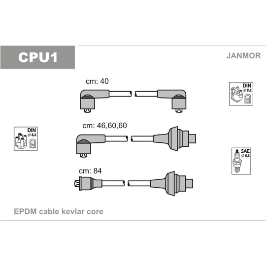 CPU1 - Ignition Cable Kit 