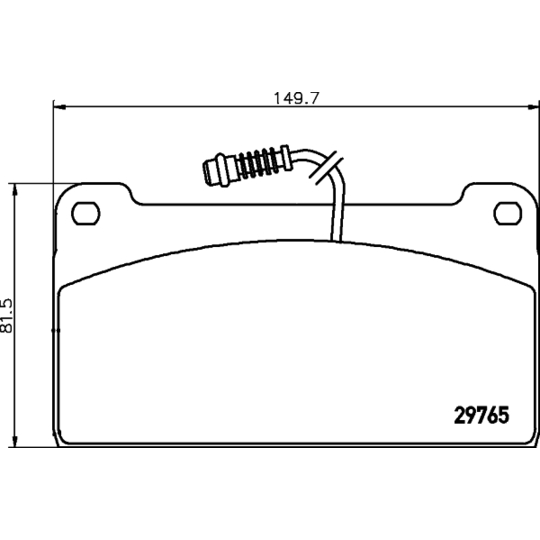 2976501 - Brake Pad Set, disc brake 