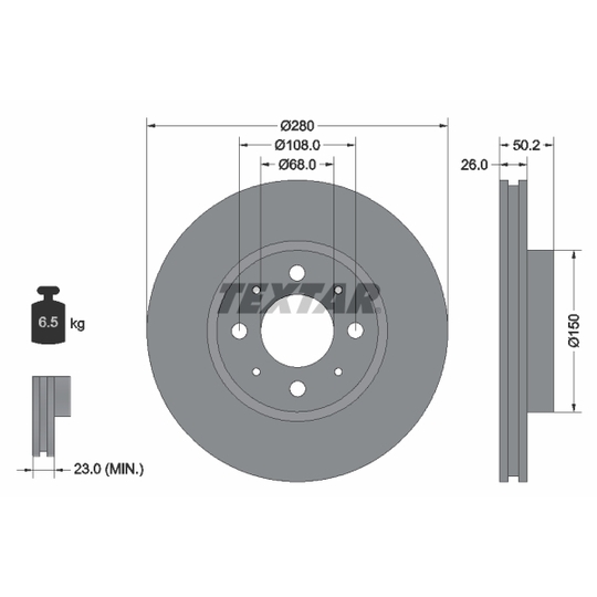92058600 - Brake Disc 