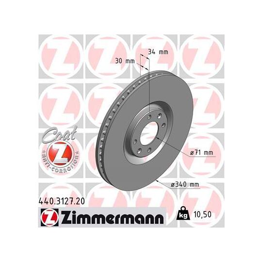 440.3127.20 - Brake Disc 