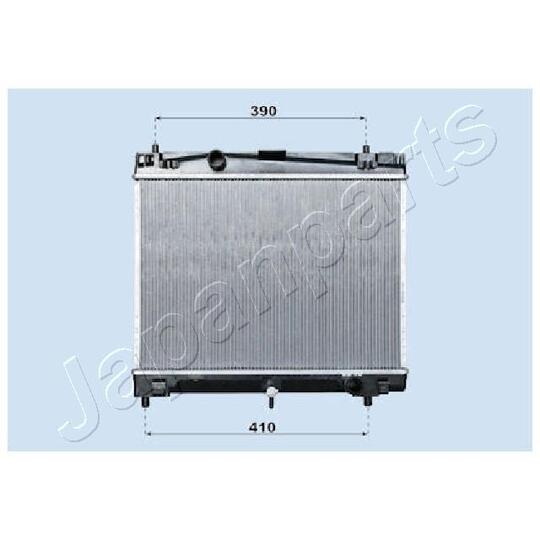 RDA153010 - Radiator, engine cooling 