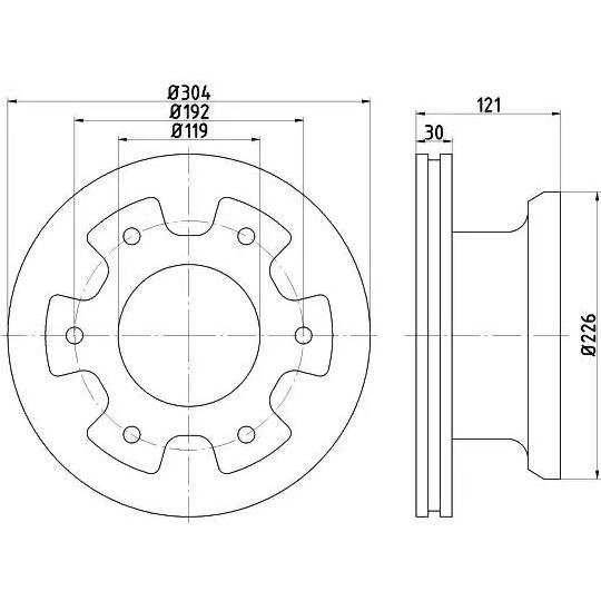 CVD597 - Brake Disc 