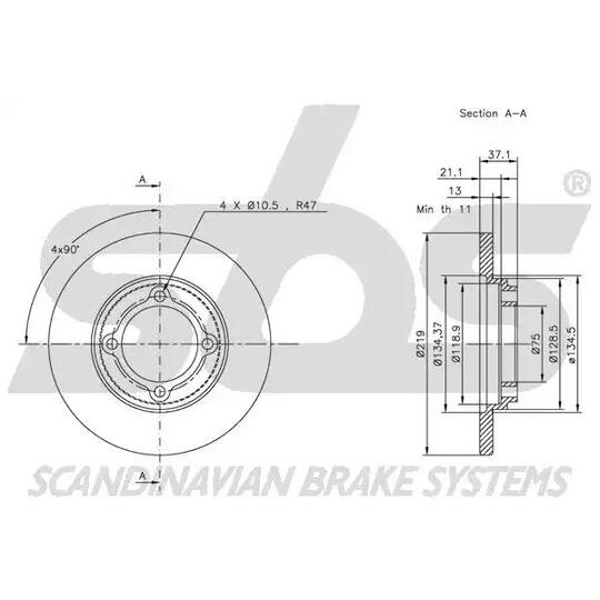 1815203236 - Brake Disc 