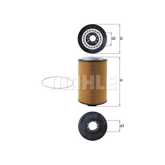 OX 1028D - Oil filter 