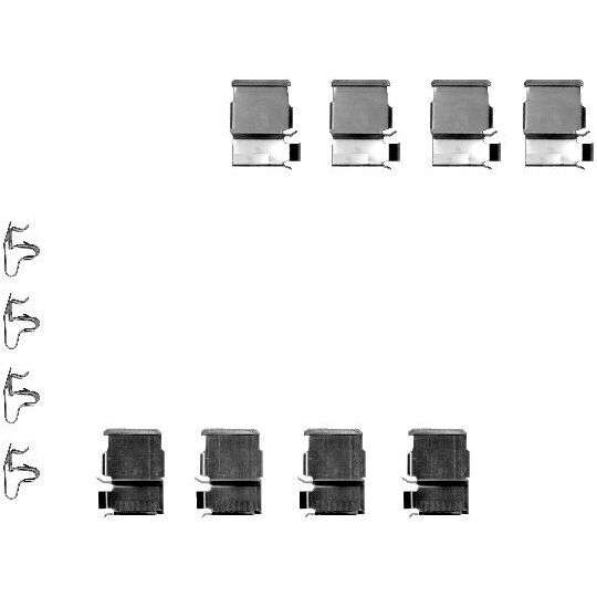 82050200 - Accessory Kit, disc brake pad 