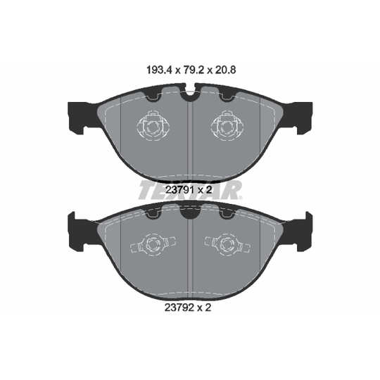 2379181 - Brake Pad Set, disc brake 