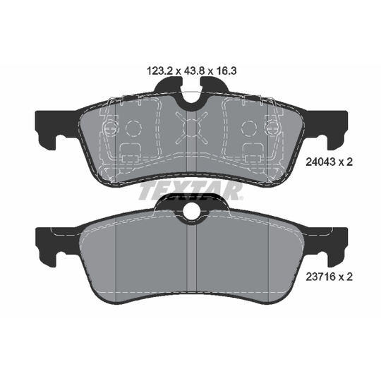 2404381 - Brake Pad Set, disc brake 