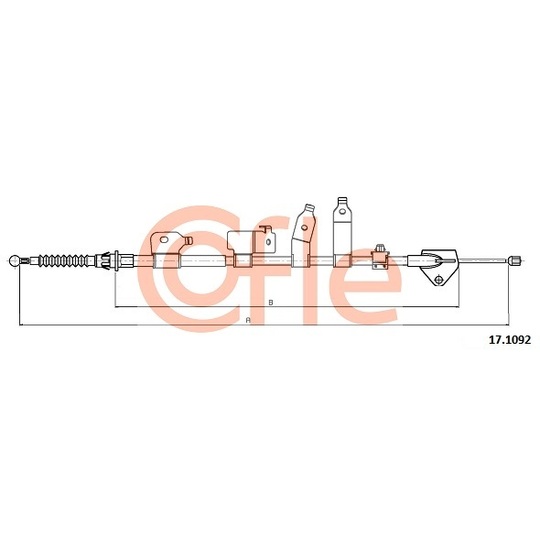 17.1092 - Cable, parking brake 