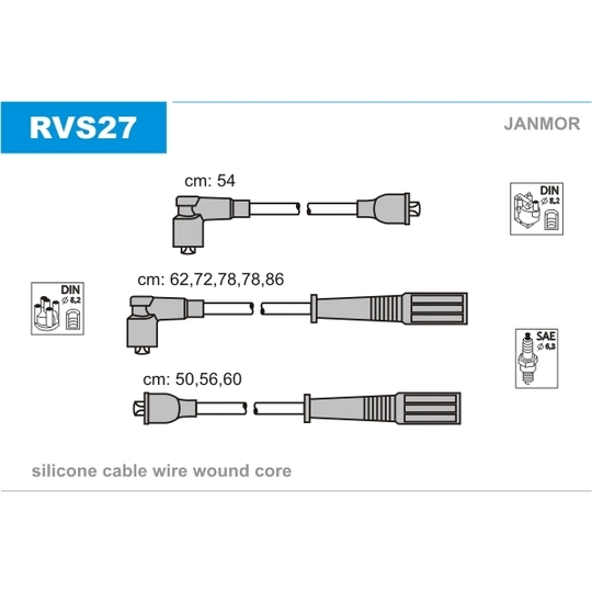 RVS27 - Ignition Cable Kit 