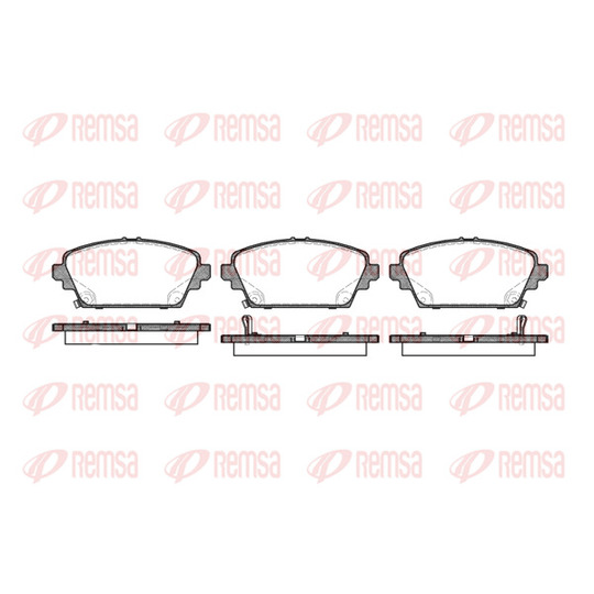 0694.02 - Brake Pad Set, disc brake 