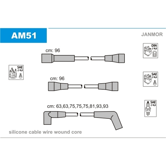 AM51 - Ignition Cable Kit 