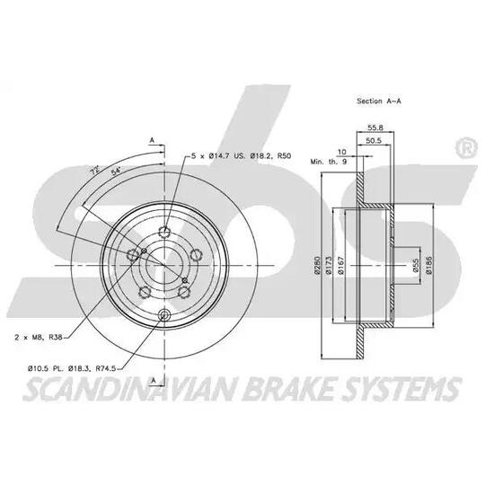 1815204589 - Brake Disc 
