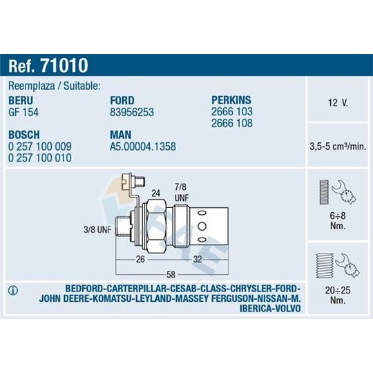 71010 - Glow Plug 