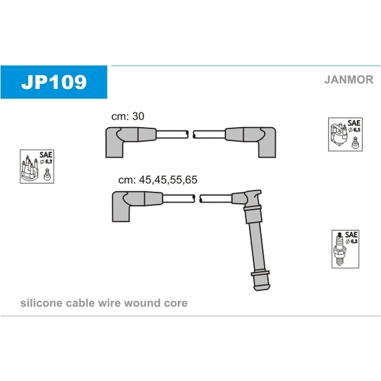 JP109 - Ignition Cable Kit 