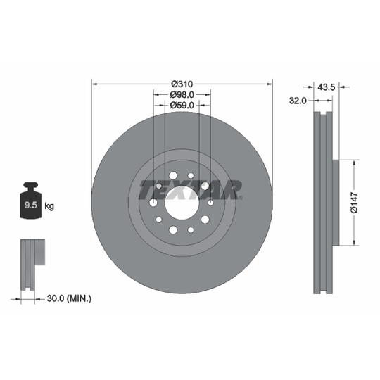 92118100 - Brake Disc 