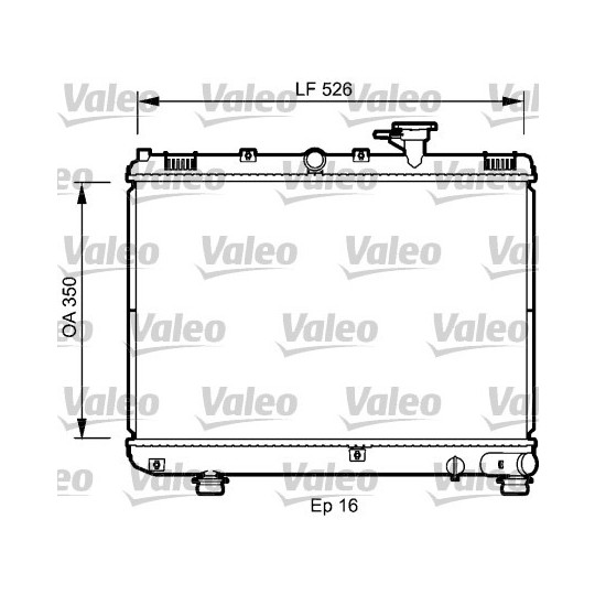 735077 - Radiator, engine cooling 