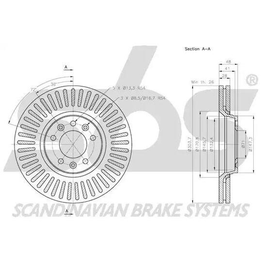 1815203734 - Brake Disc 