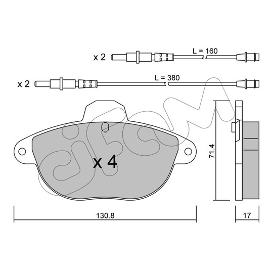 822-290-0 - Brake Pad Set, disc brake 