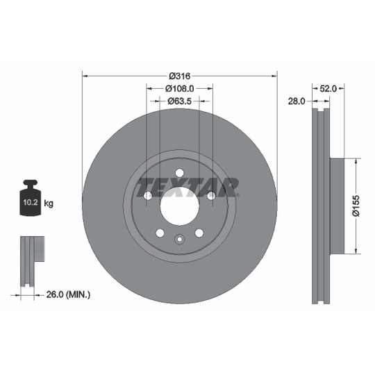 92162303 - Brake Disc 