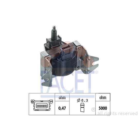 9.6128 - Ignition coil 