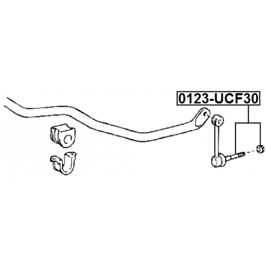 0123-UCF30 - Rod/Strut, stabiliser 