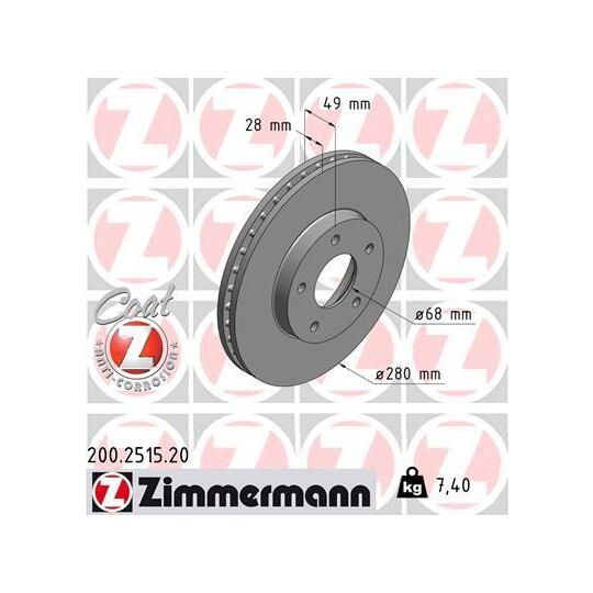 200.2515.20 - Brake Disc 