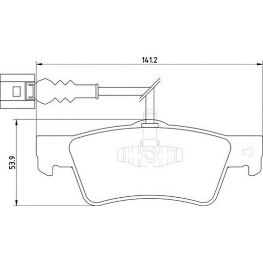 363710201758 - Brake Pad Set, disc brake 