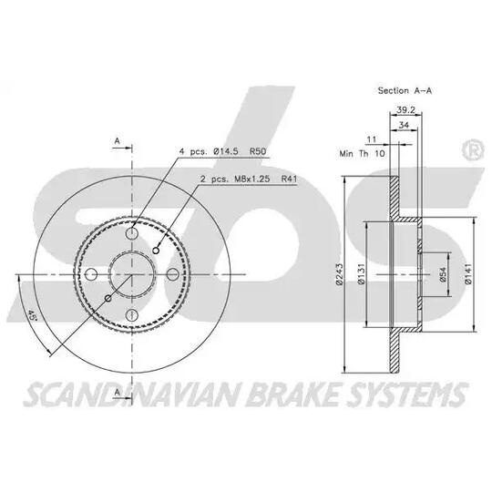 1815204512 - Brake Disc 