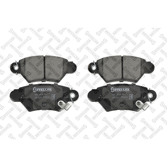 696 002B-SX - Brake Pad Set, disc brake 