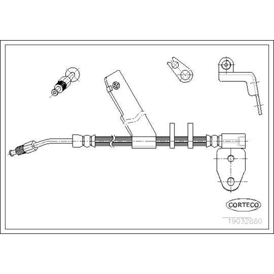 19032880 - Brake Hose 