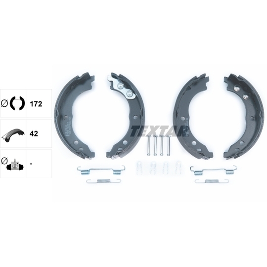 91064800 - Brake Shoe Set, parking brake 