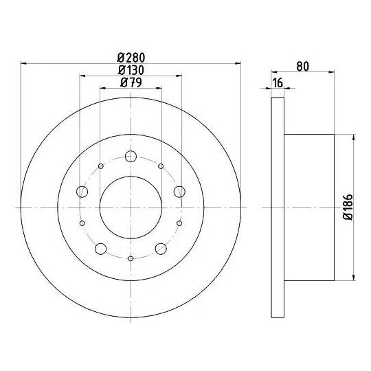 92157500 - Brake Disc 