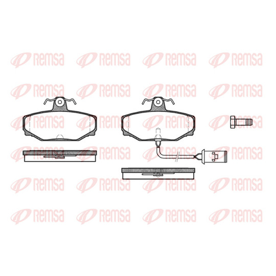 0304.02 - Brake Pad Set, disc brake 