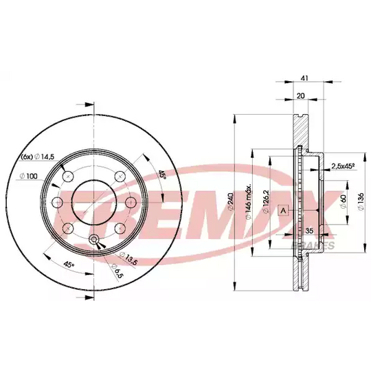 BD-9021 - Brake Disc 