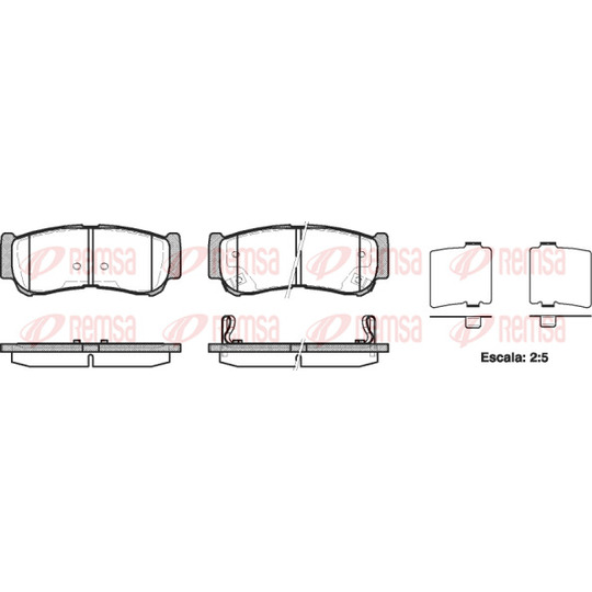 1239.02 - Brake Pad Set, disc brake 