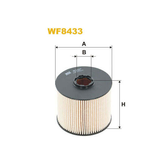 WF8433 - Bränslefilter 