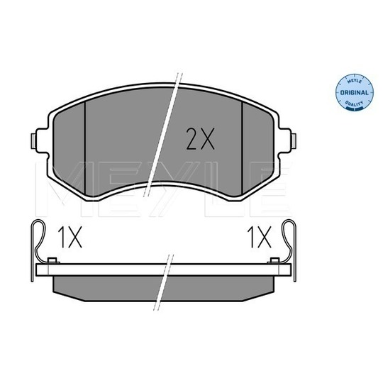 025 235 0216/W - Brake Pad Set, disc brake 