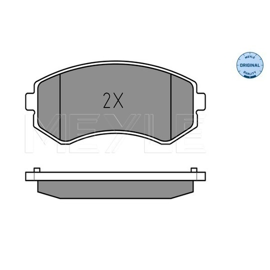 025 235 0216/W - Brake Pad Set, disc brake 