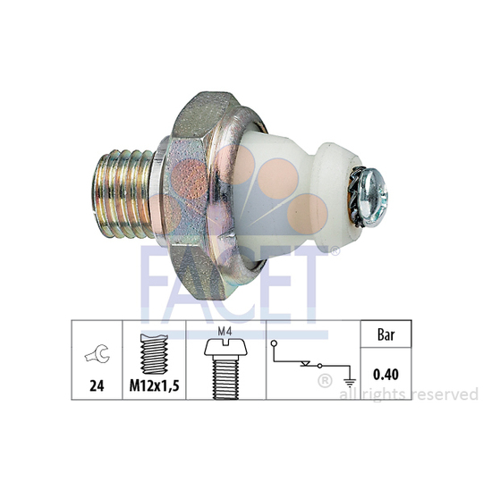 7.0098 - Oil Pressure Switch 