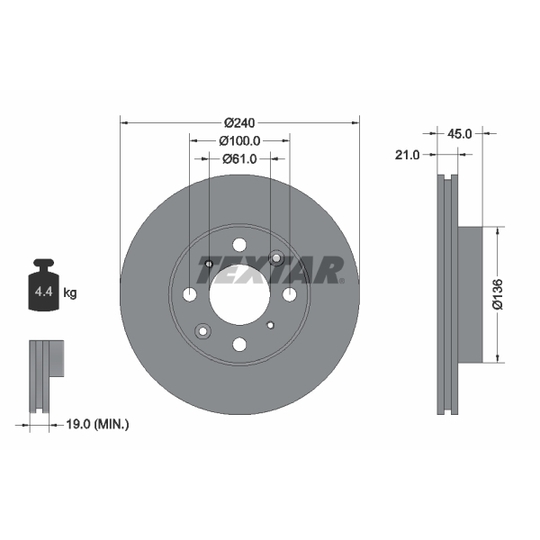 92077800 - Brake Disc 