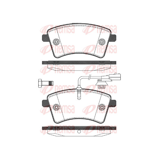 1351.01 - Brake Pad Set, disc brake 