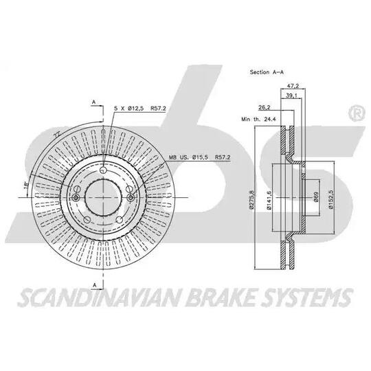 1815203413 - Brake Disc 