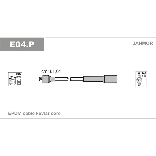 E04.P - Süütesüsteemikomplekt 