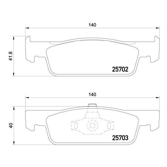 P 68 059 - Brake Pad Set, disc brake 