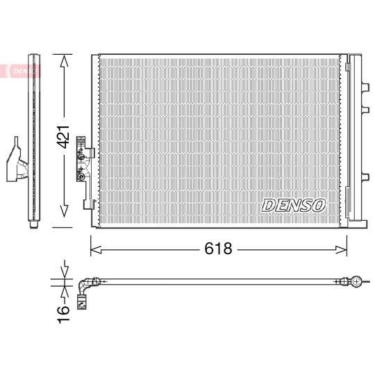 DCN05016 - Condenser, air conditioning 