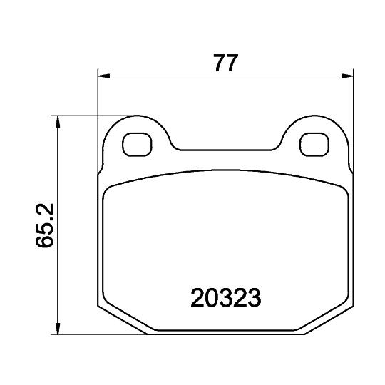 2032301 - Brake Pad Set, disc brake 